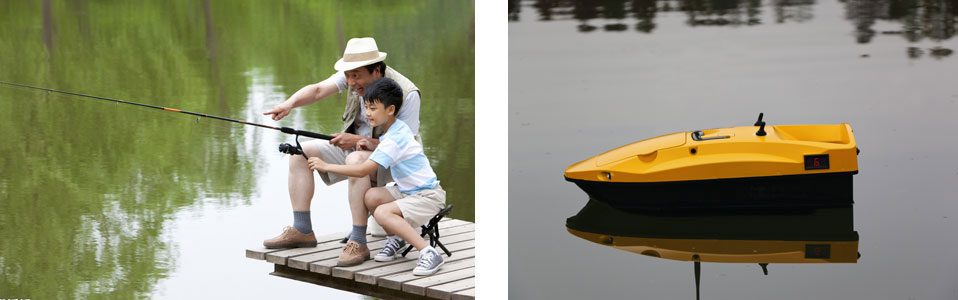 德維康“迷你”系列遙控打窩船,釣魚船